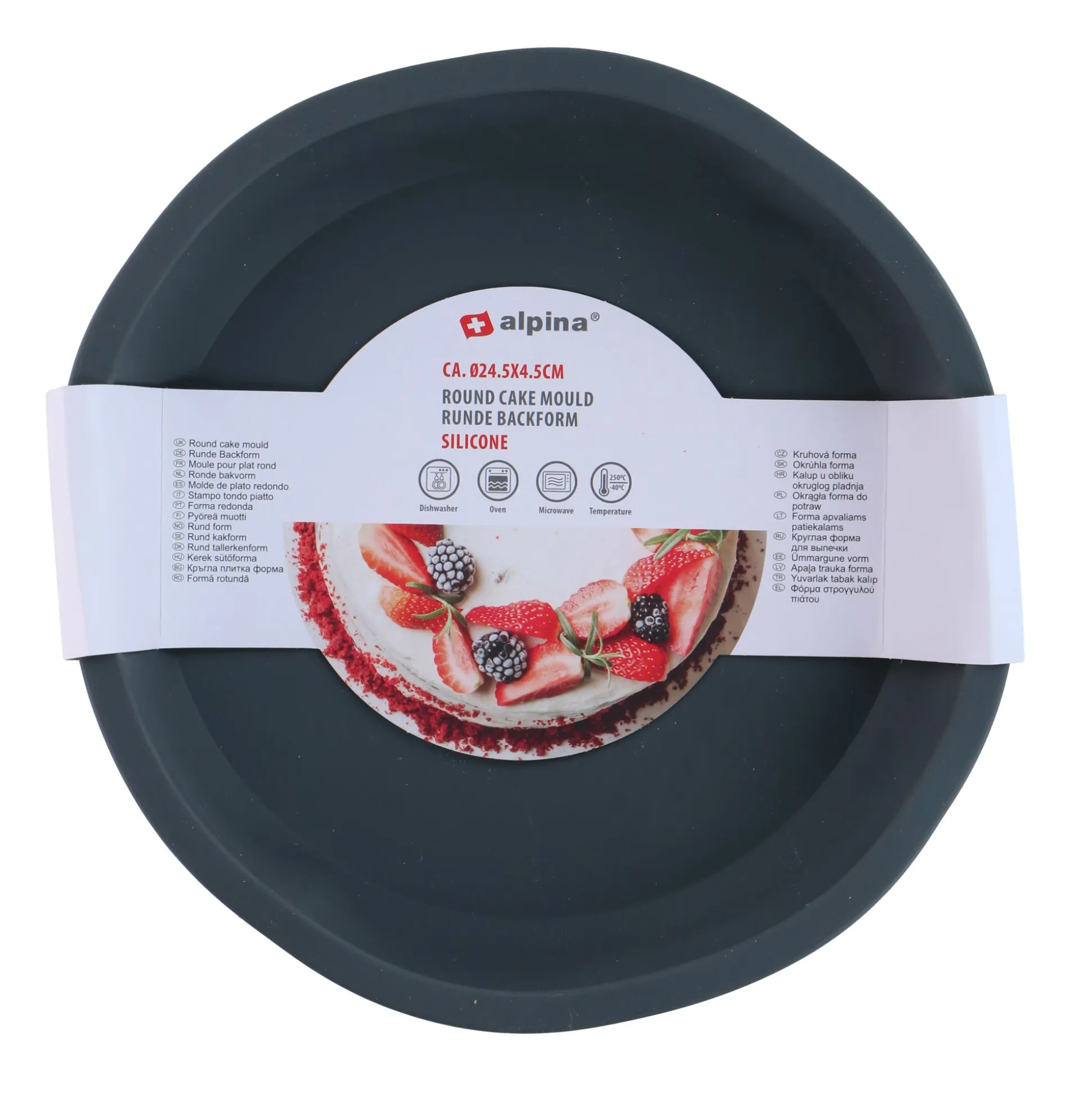 Bakvorm D24,5cm assorti Alpina