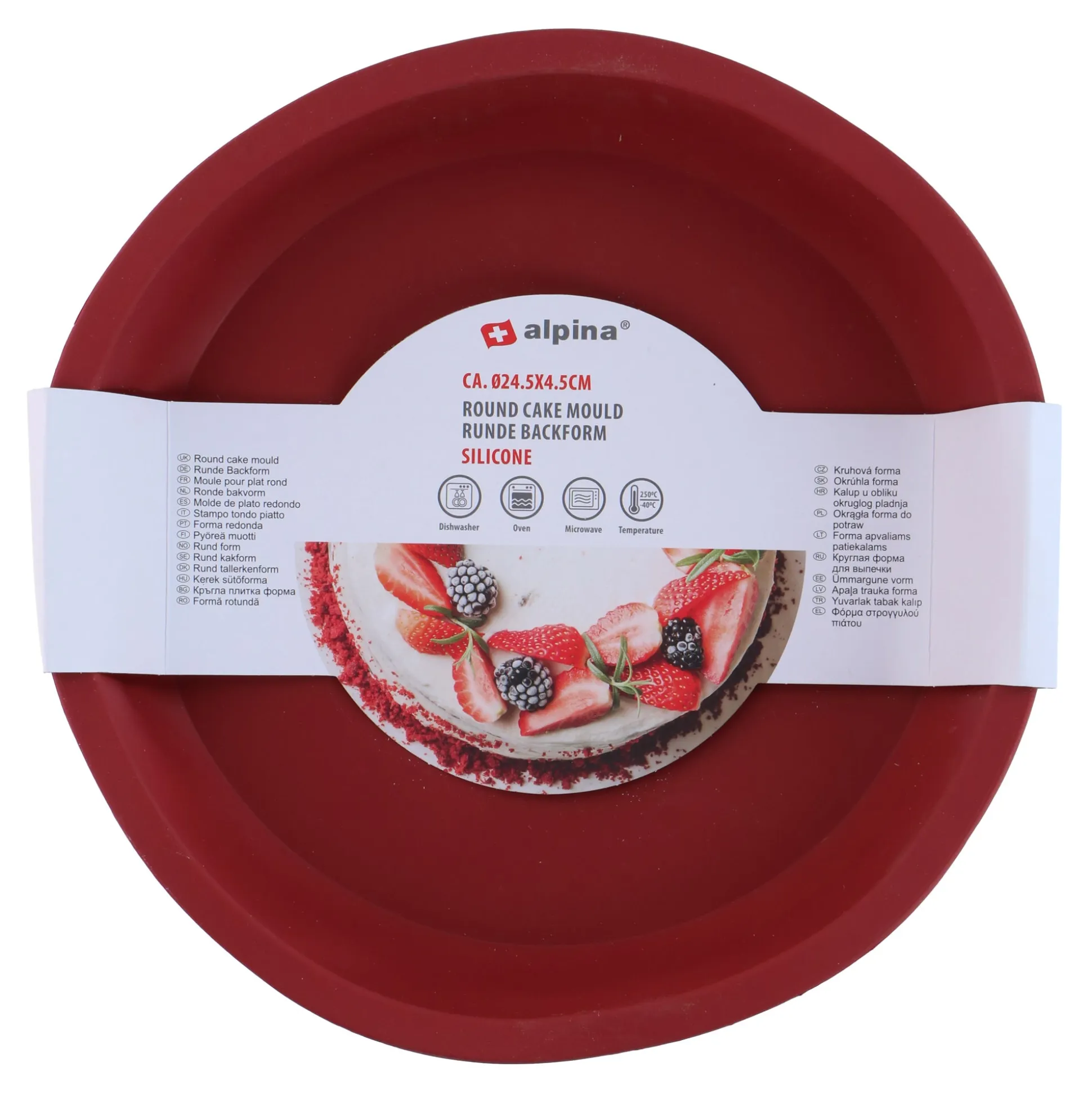 Bakvorm D24,5cm assorti Alpina