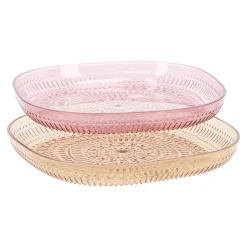 Bord plastic 20 cm 2 assorti