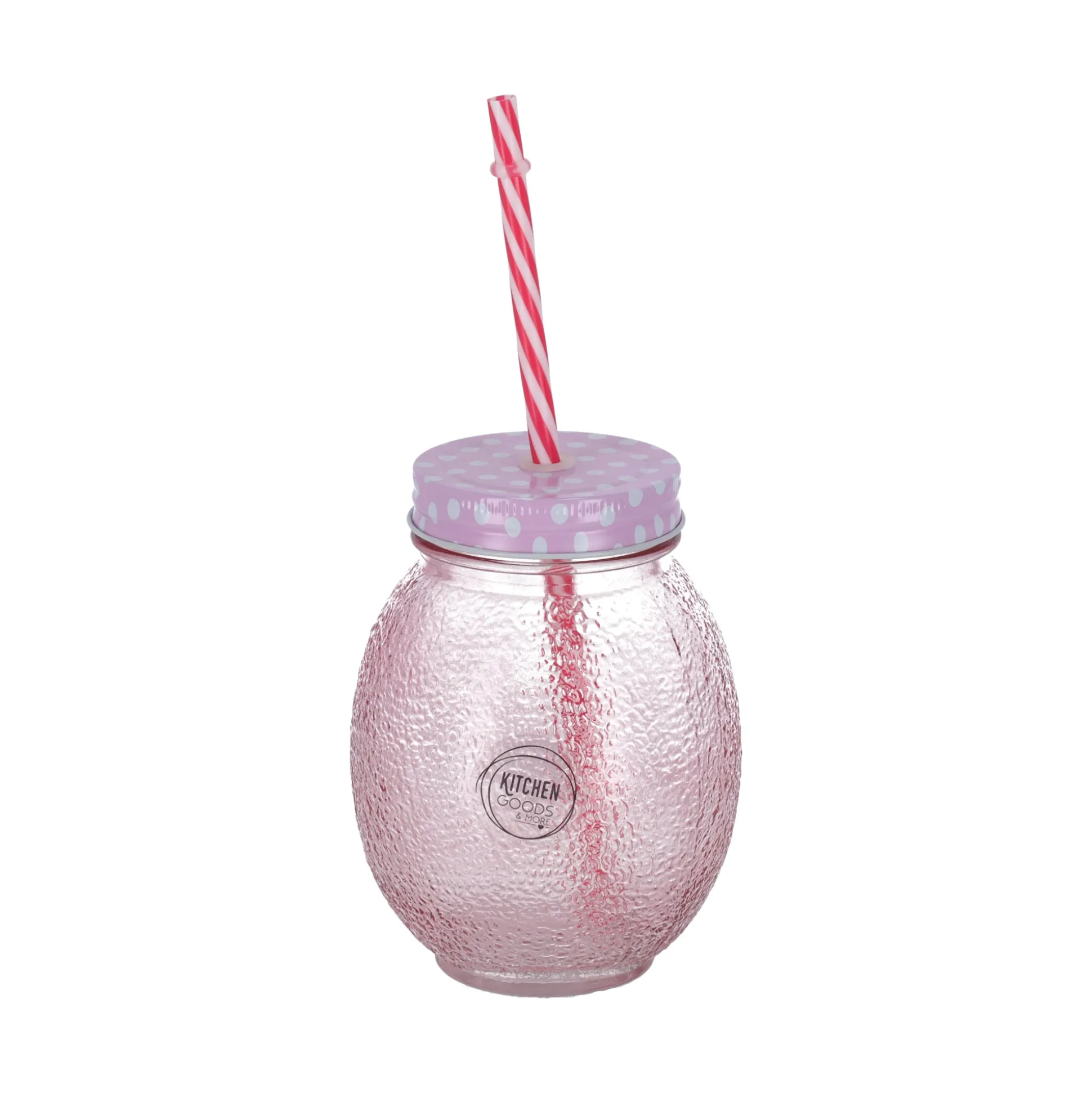 Drinkglas met rietje13 cm 4 assorti