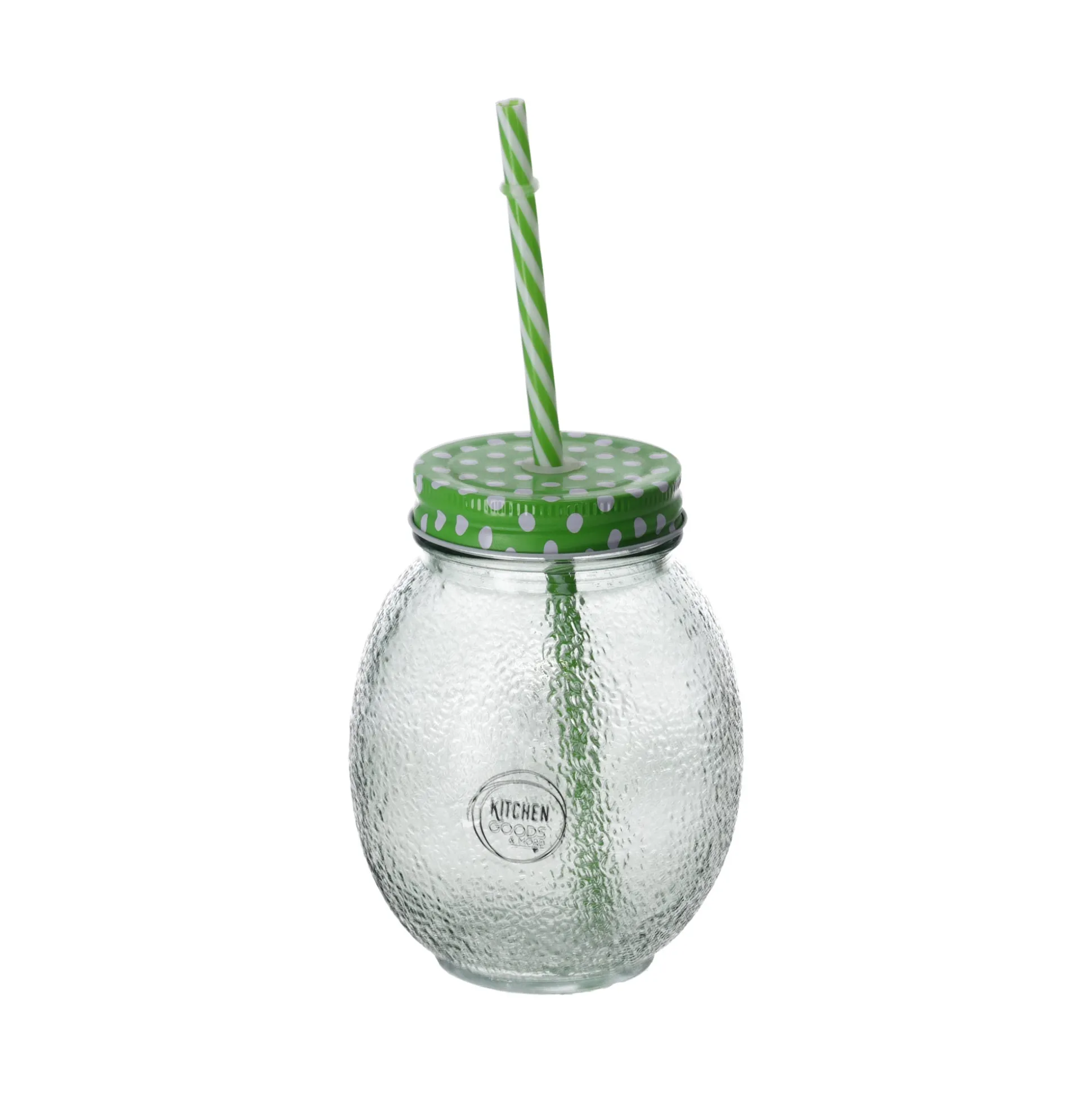 Drinkglas met rietje13 cm 4 assorti
