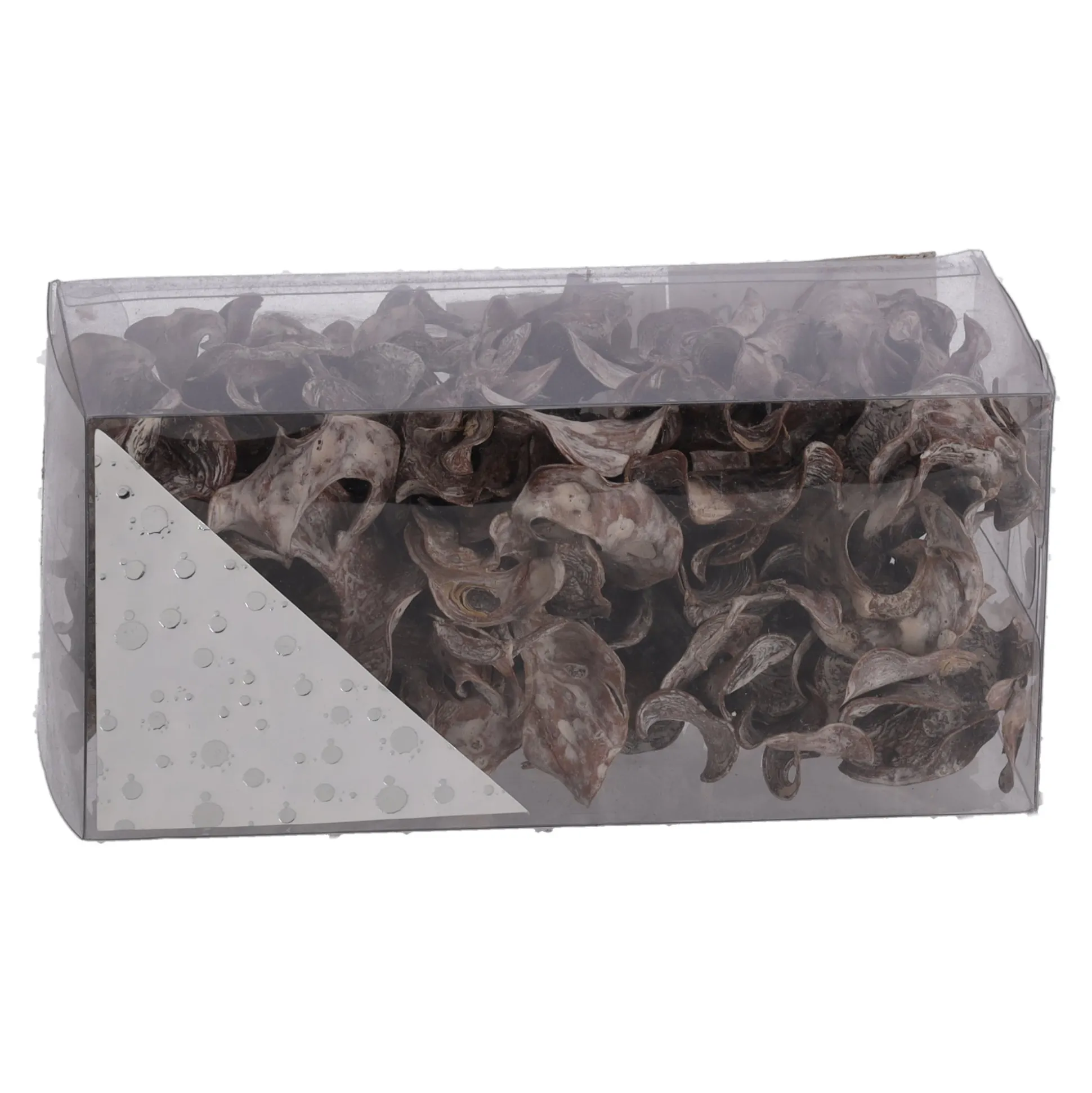 Exotische mix natuur white-wash 6 x 6 x 14 cm 6 assorti