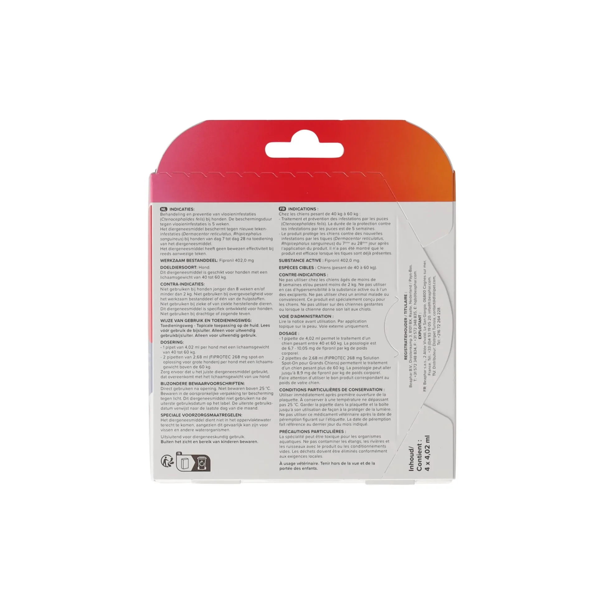 Fiprotec hond 40-60kg Beaphar