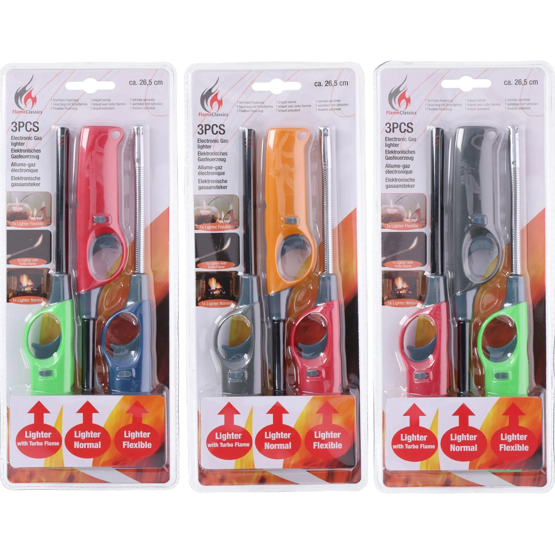 Gasaansteker 3st 26,5cm