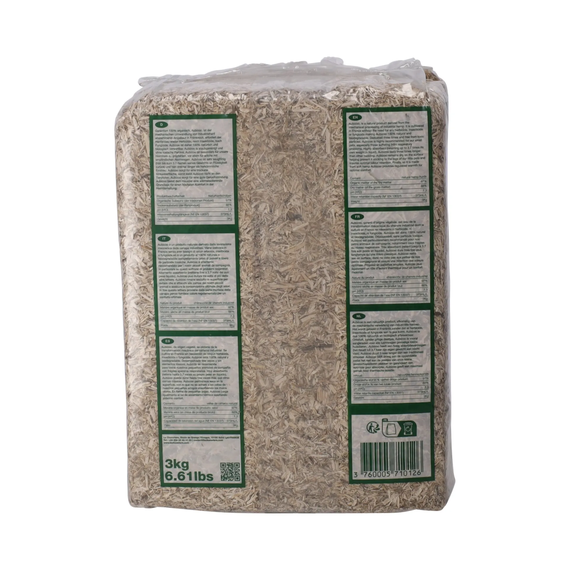 Hennep strooisel 3kg