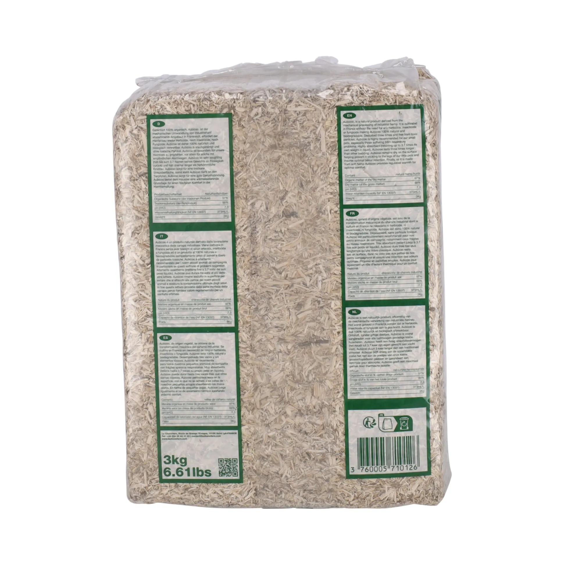 Hennep strooisel 3kg