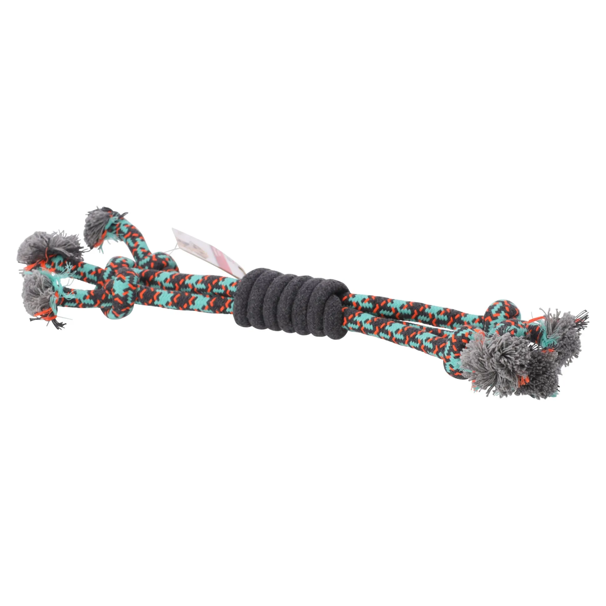 Hondenspeelgoed Riva touw twist groen 45cm