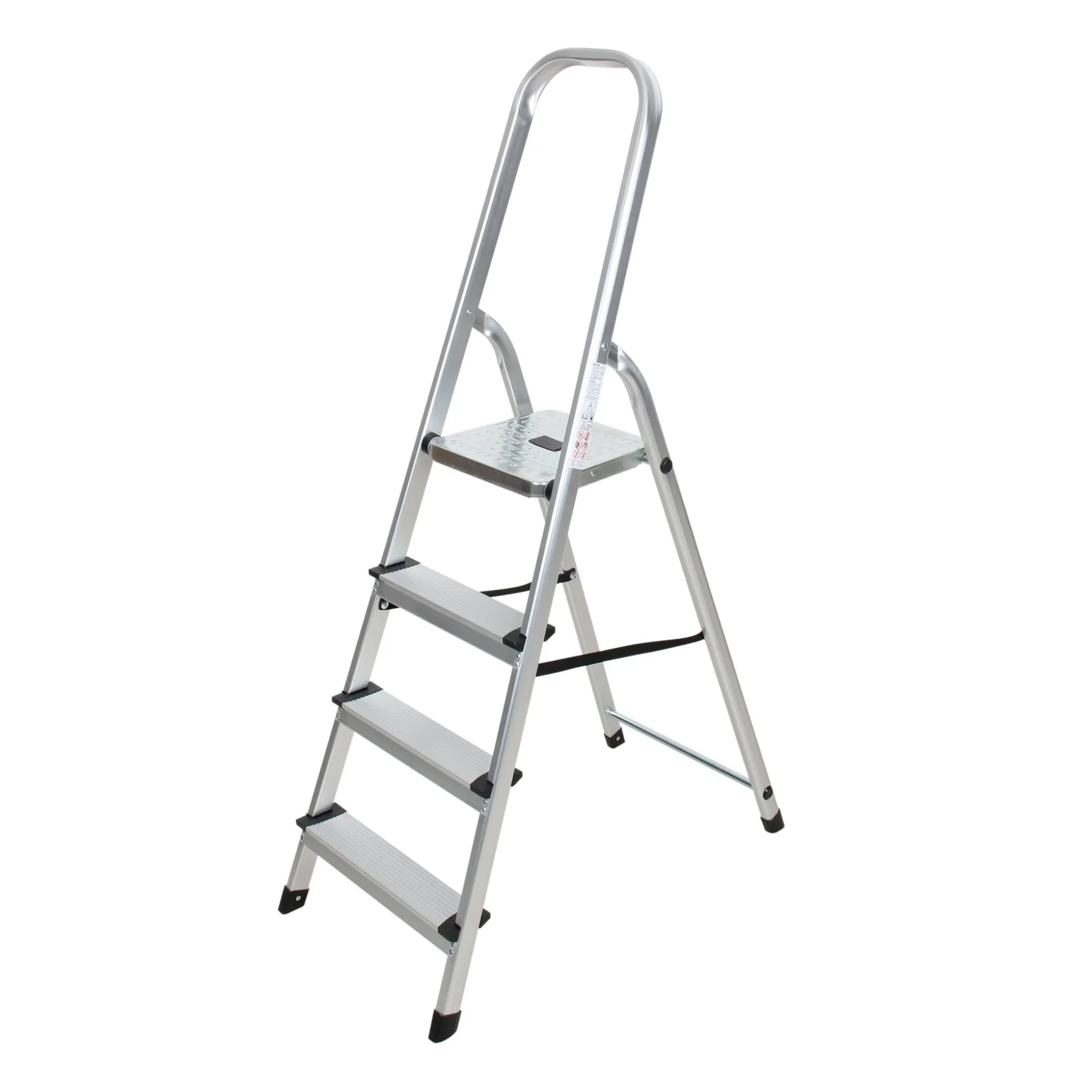 Huishoudtrap 6 treden aluminium pro