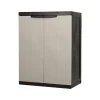 Kast bios midi 165cm zwart/grijs