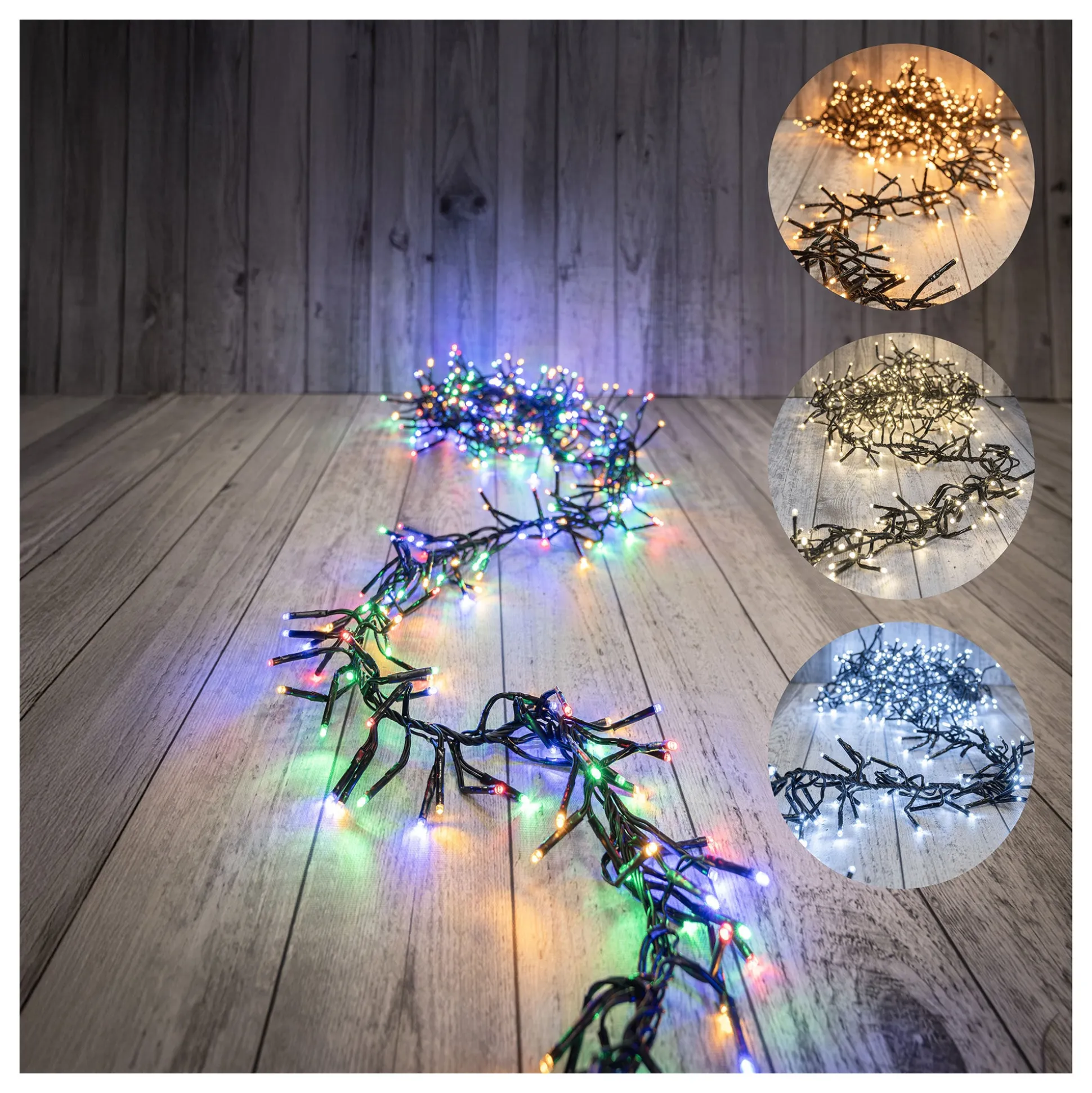 Kerstverlichting 1152 LED twinkel warmwit