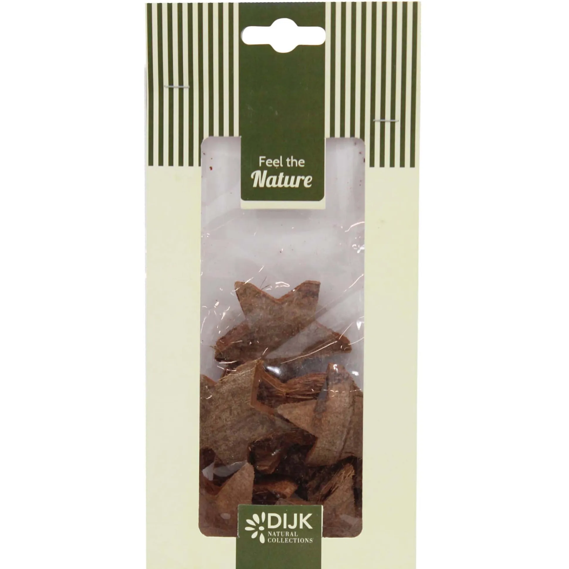 Kokosnoot ster naturel 10st