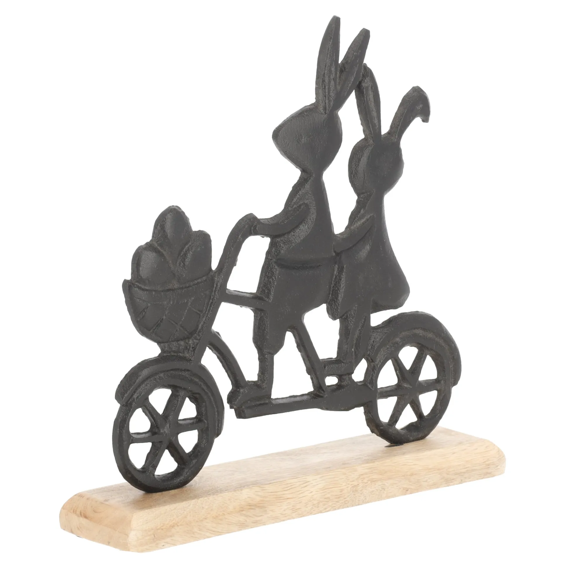 Konijn op fiets 21x20cm