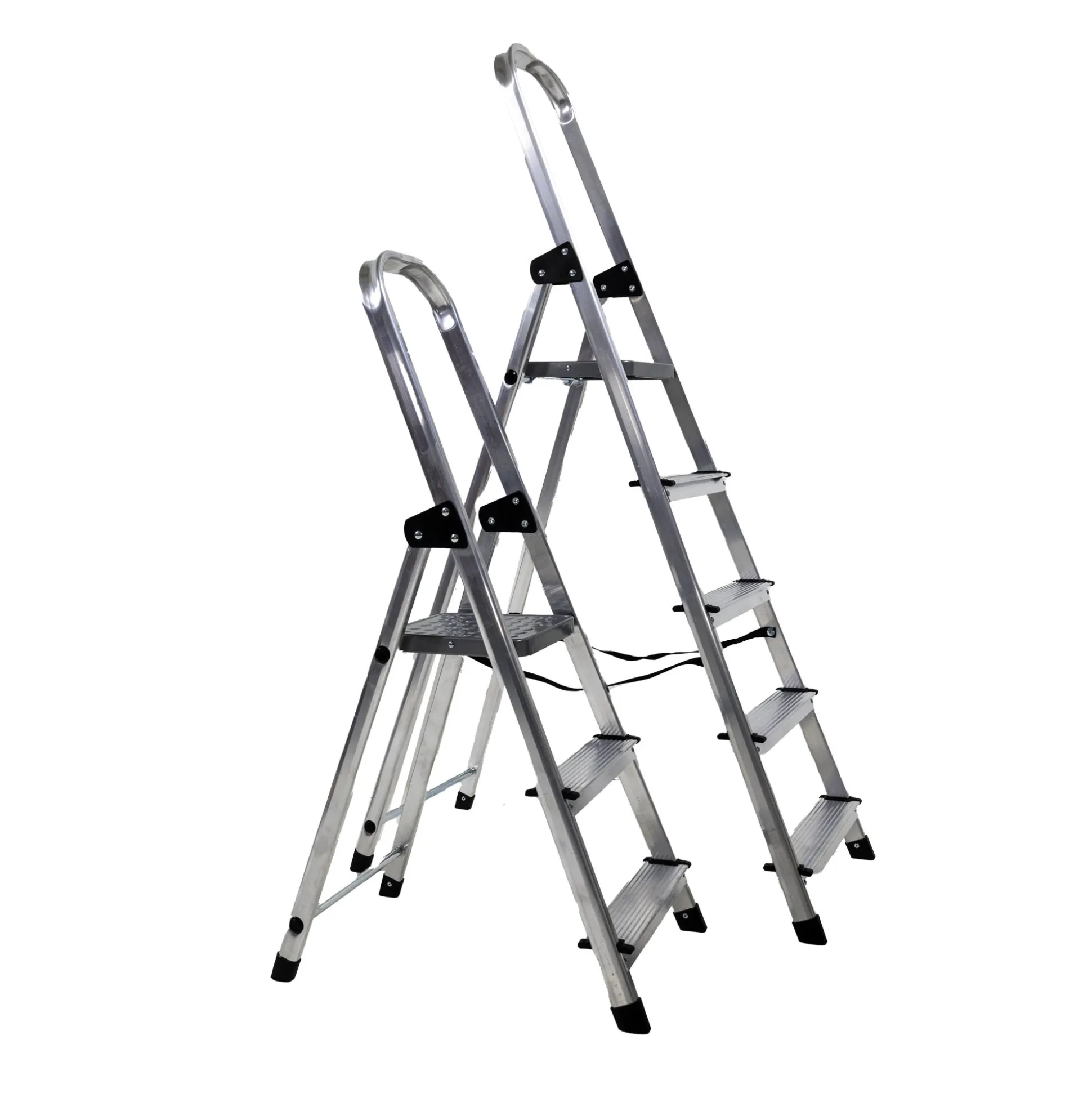 Ladder huishoud basic 6 treden aluminium