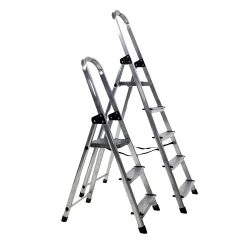 Ladder huishoud basic 3 treden aluminium