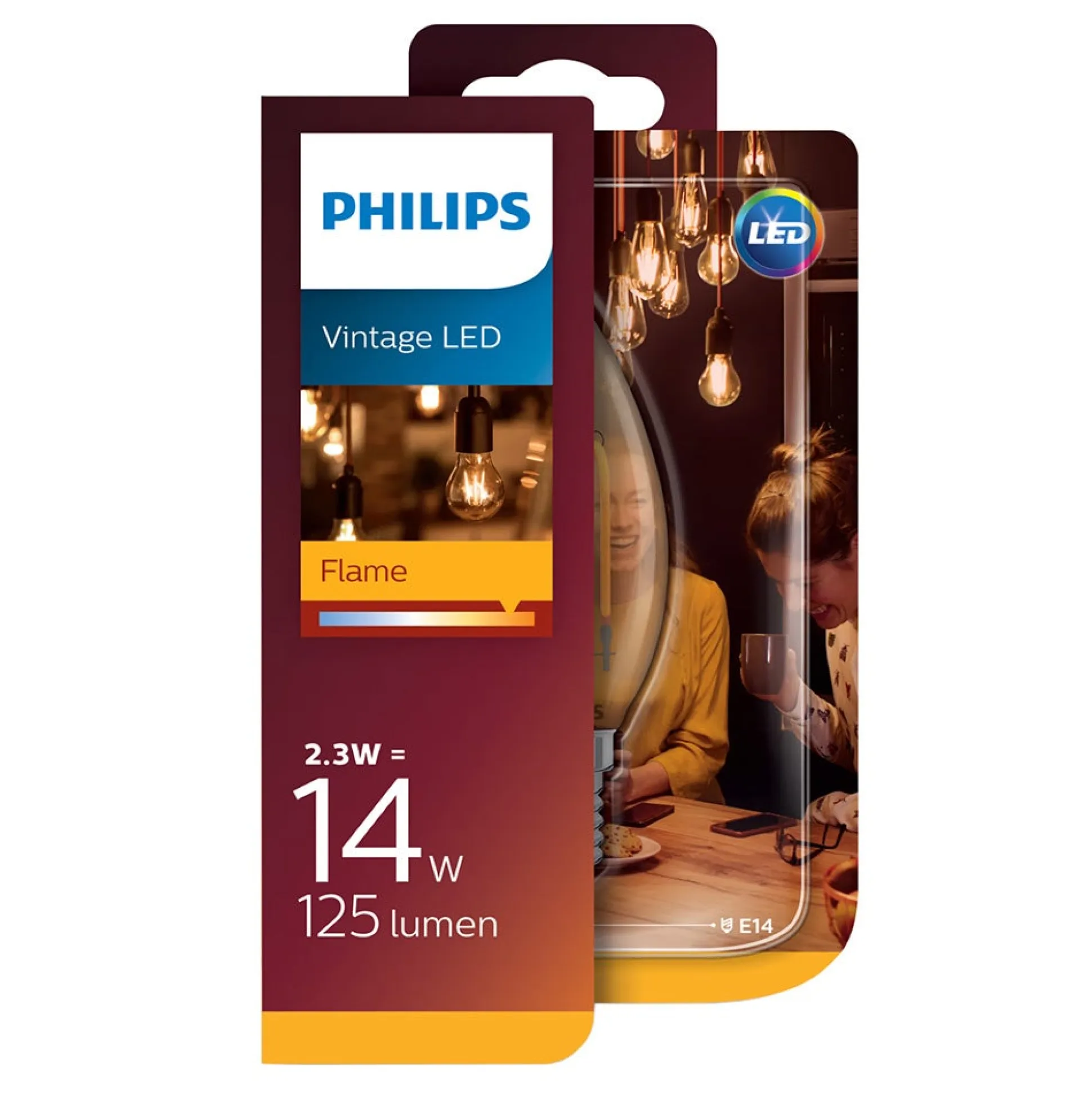 Lamp LED kaars Vintage 14W E14