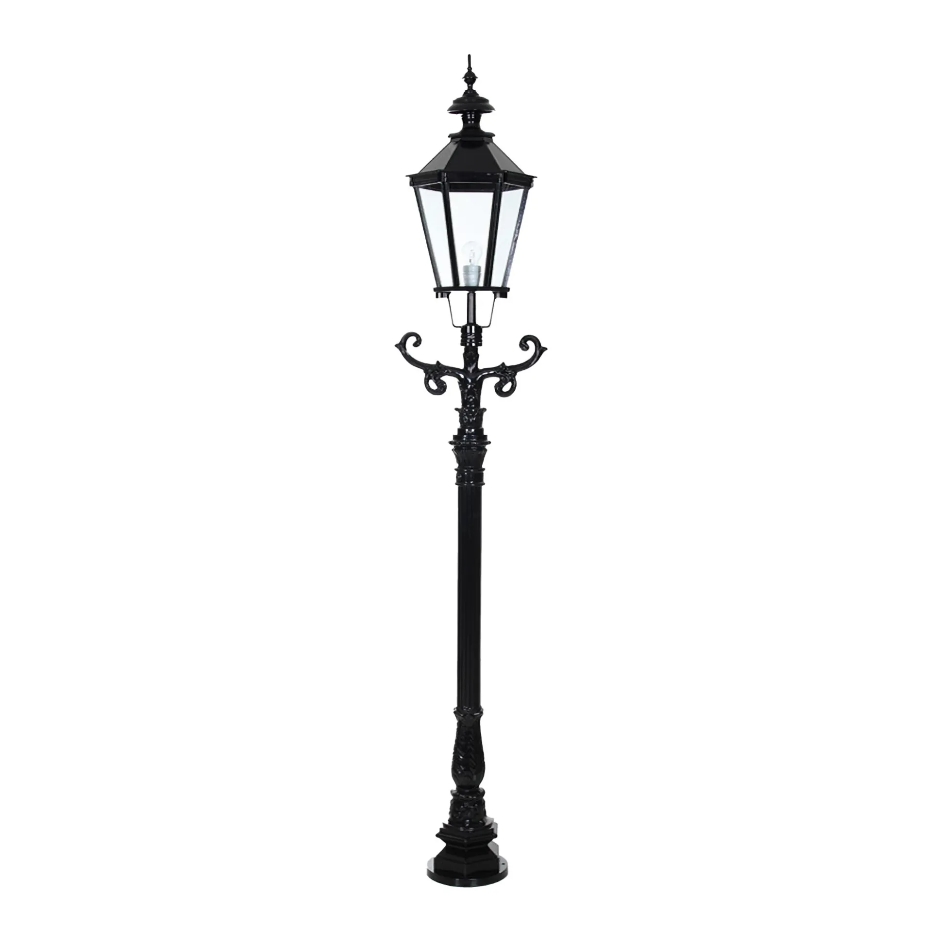 Lamp staand Volendam 74 cm Zwart Diamant