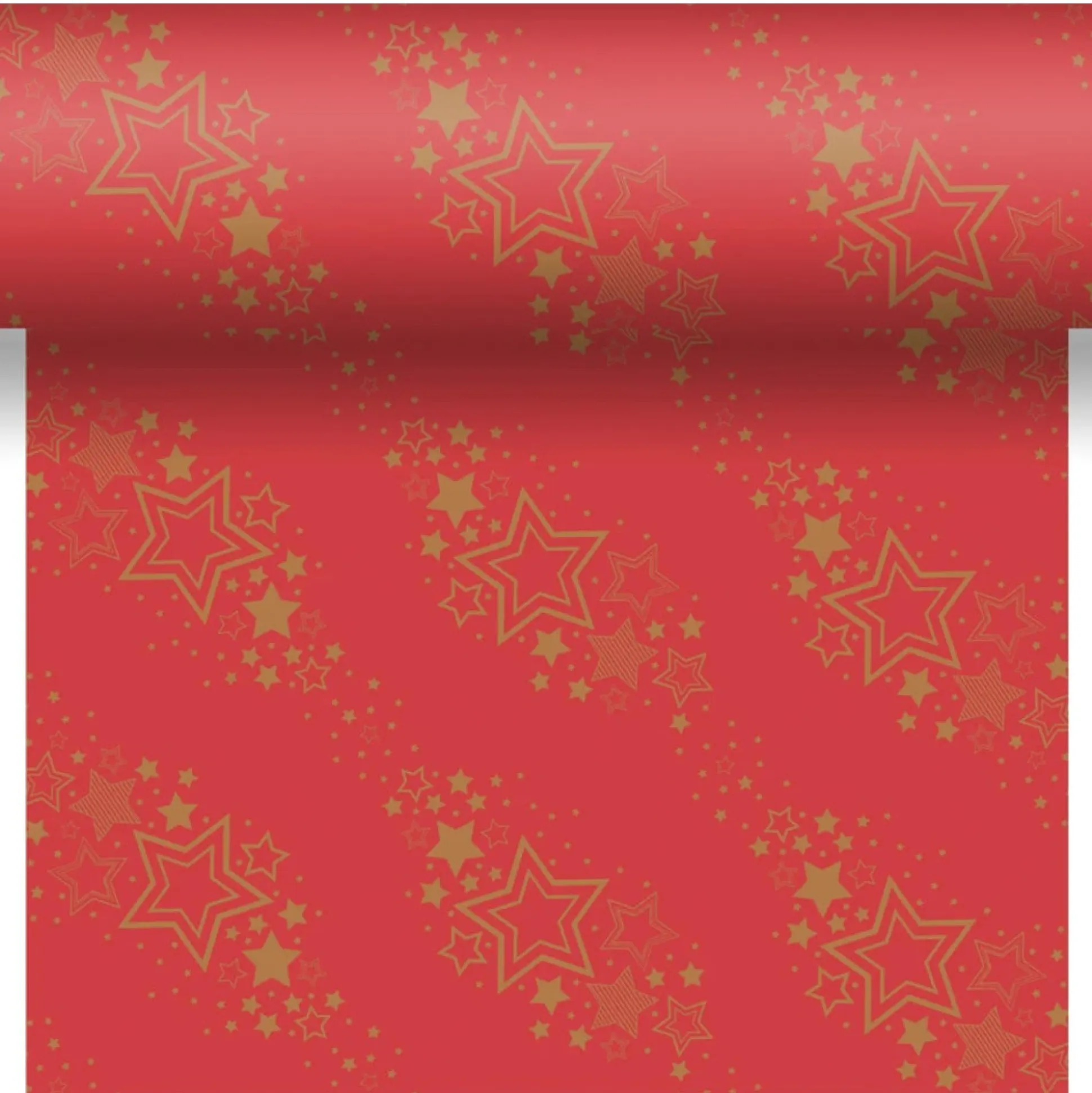 Loper Dunicel 40 x 480 cm 3-in-1 Holiday Star Red