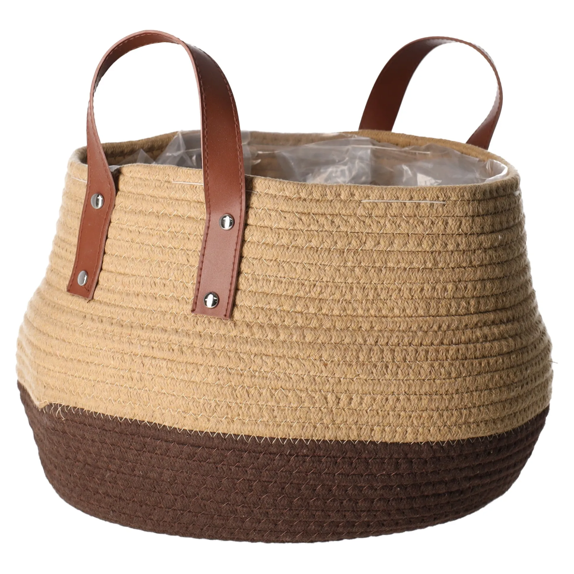 Mand Boitron 29 cm jute-coffee