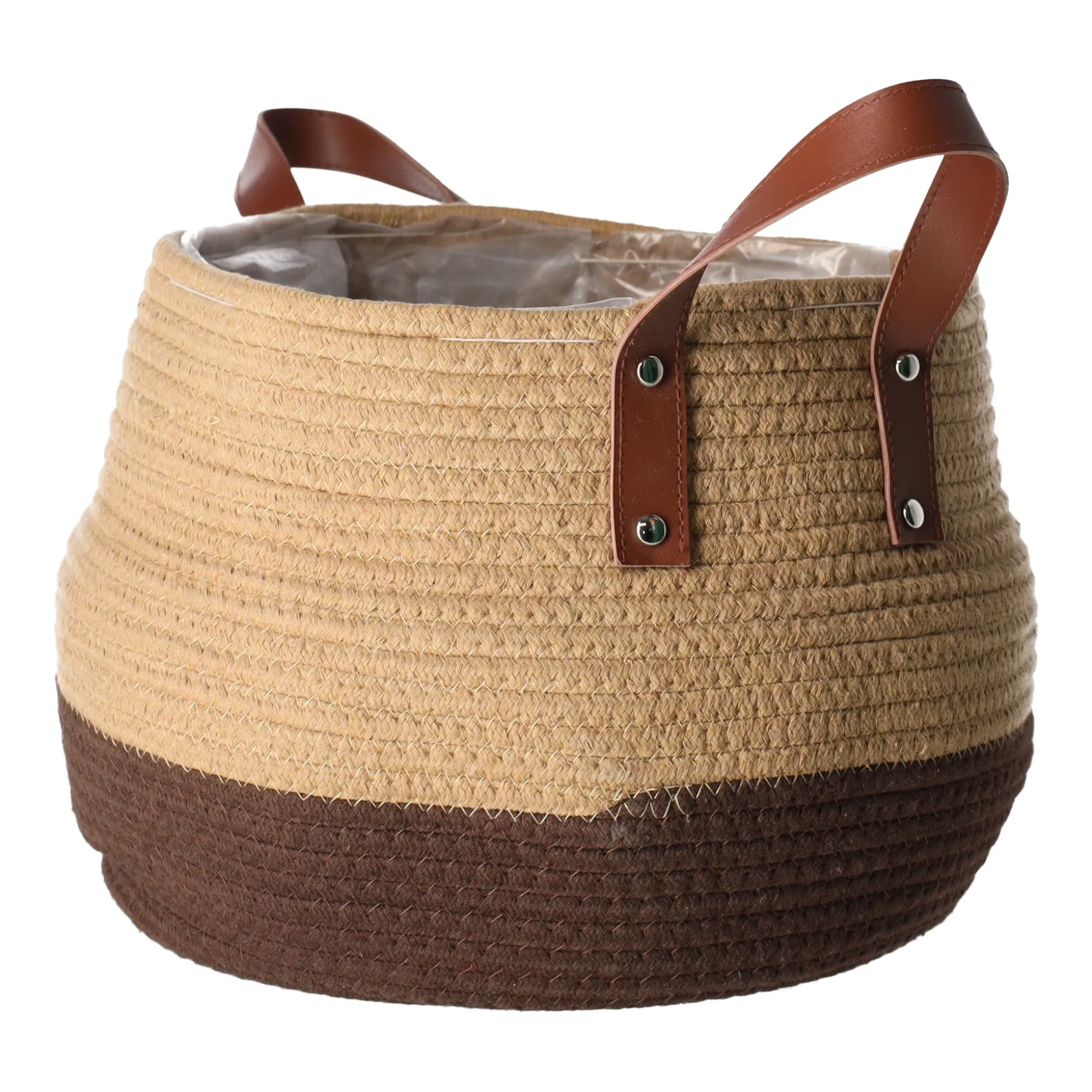 Mand Boitron 29 cm jute-coffee