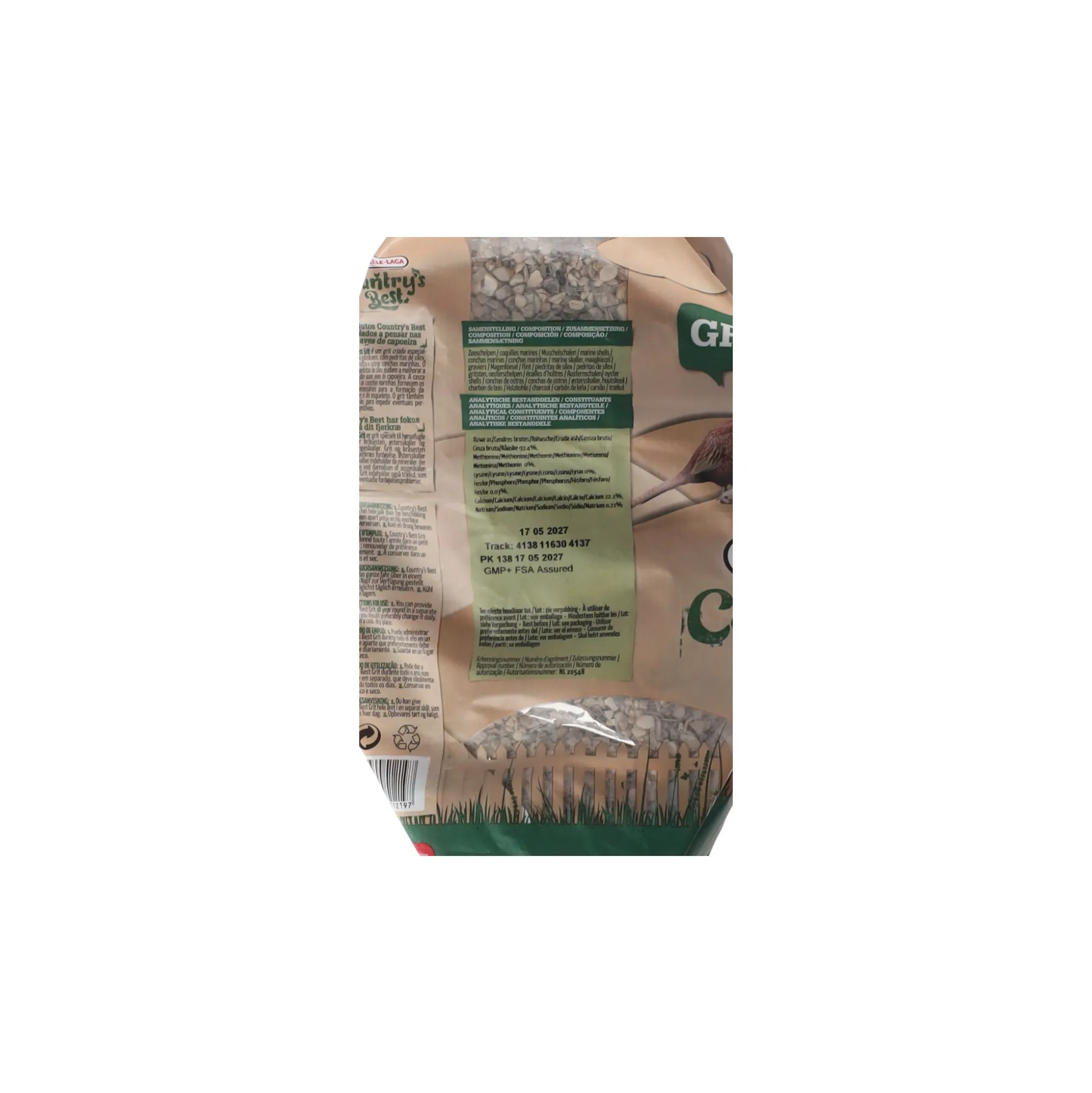 Pluimvee grit plus 2,5kg Country