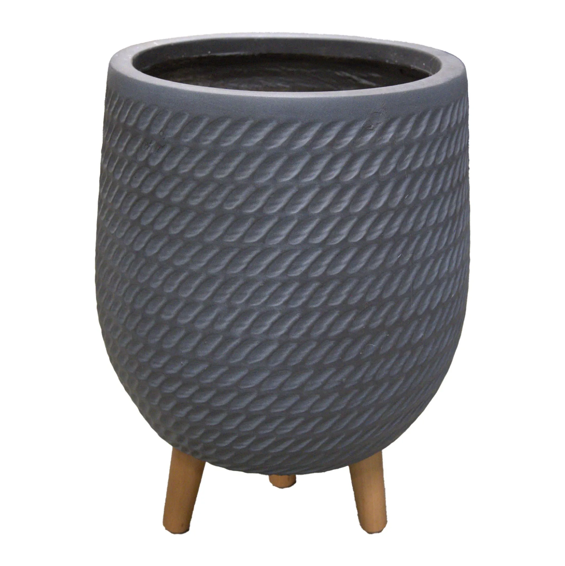 Pot op standaard Corda grijs