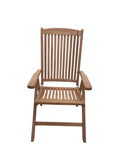 Stoel 5 standen Lotte 11 lats teak