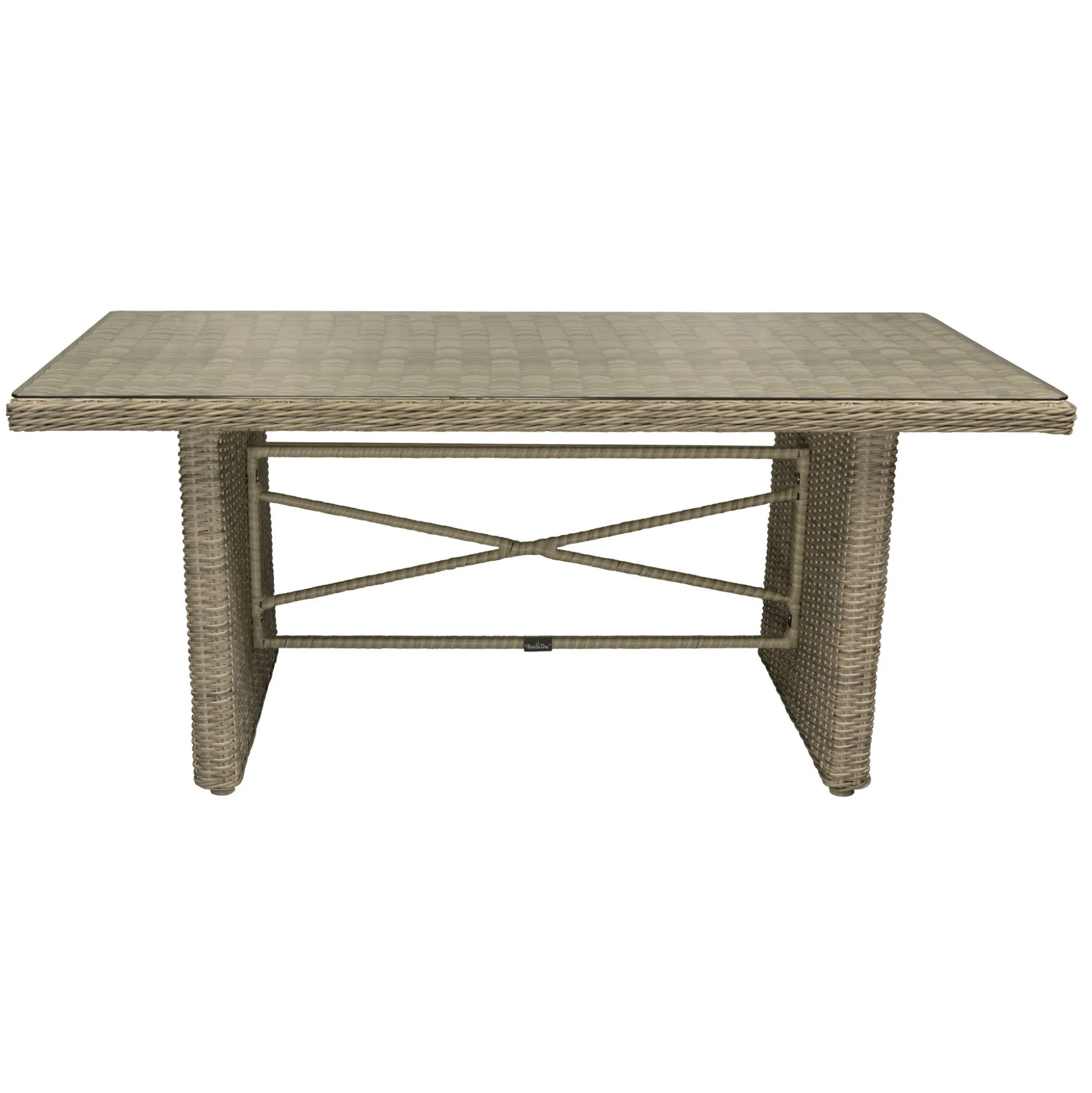 Tafel Caspoli 150x80cm white grey Bois le Duc