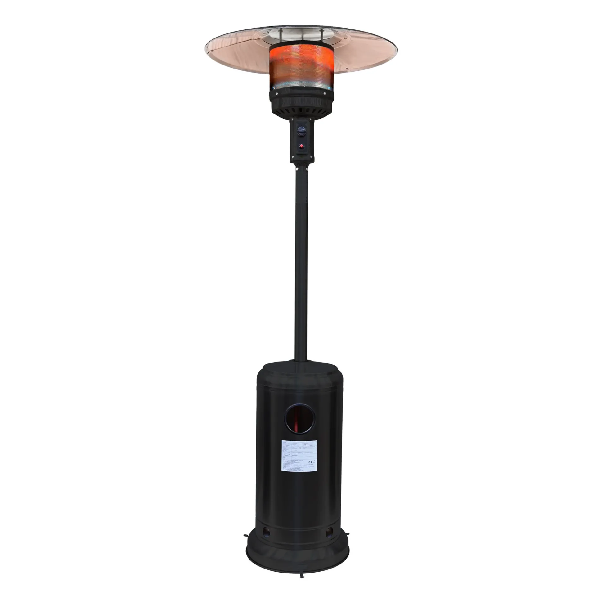 Terrasheater gas TH13-DE zwart Sun Heat