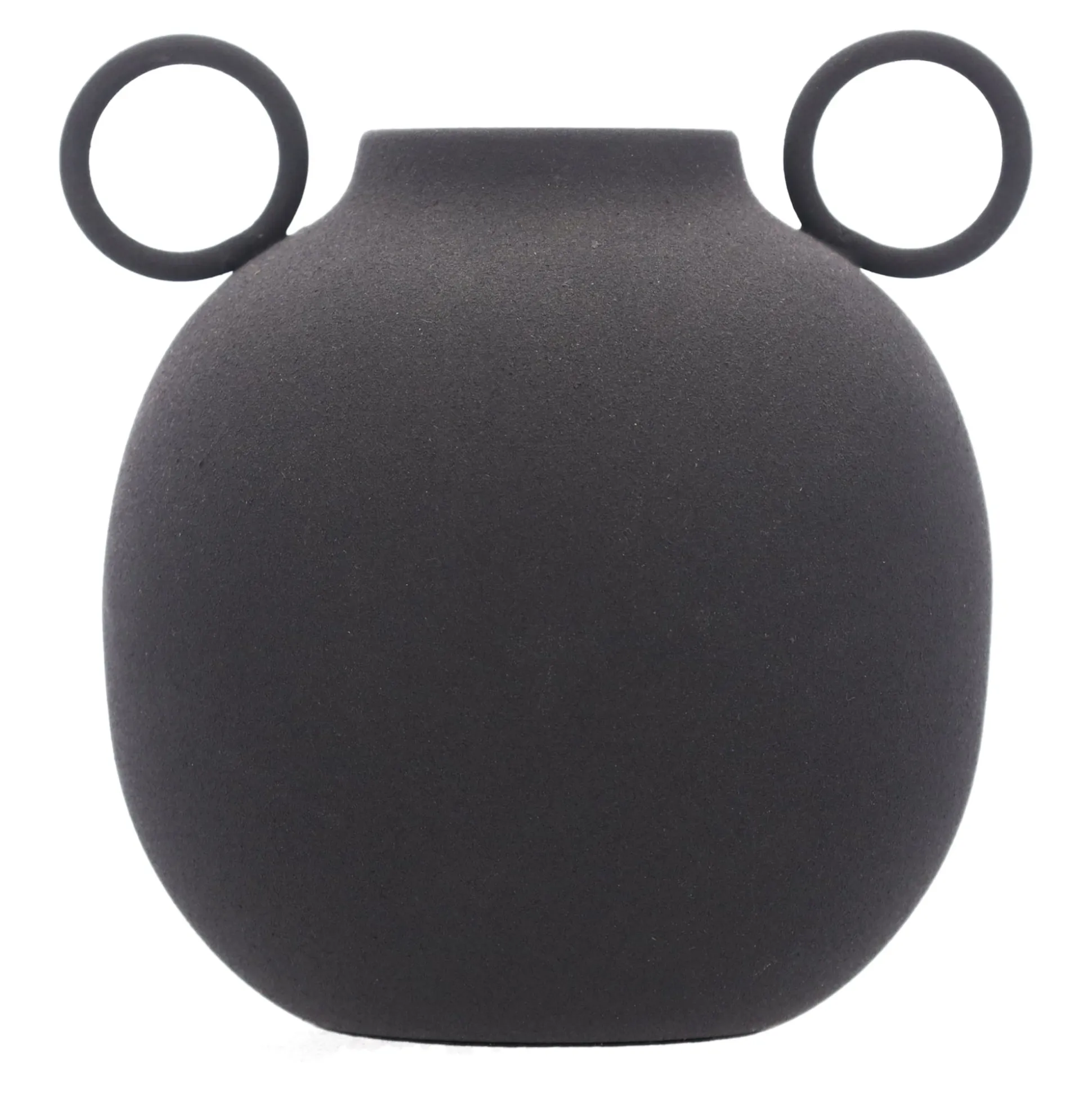 Vaas Alma 16 cm zwart