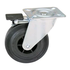 Zwenkwiel met rem ZP63A 200mm